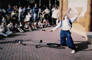 fire eating by tony de la fou