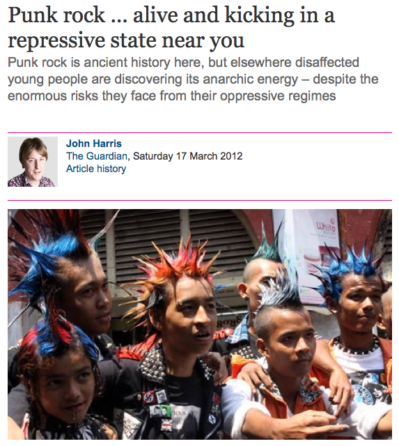 Punk Rock In Oppressive Regimes